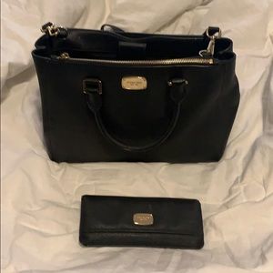 Michael Kors purse with matching wallet